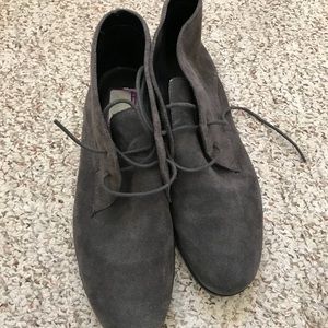 Franco Sarto gray bootie.